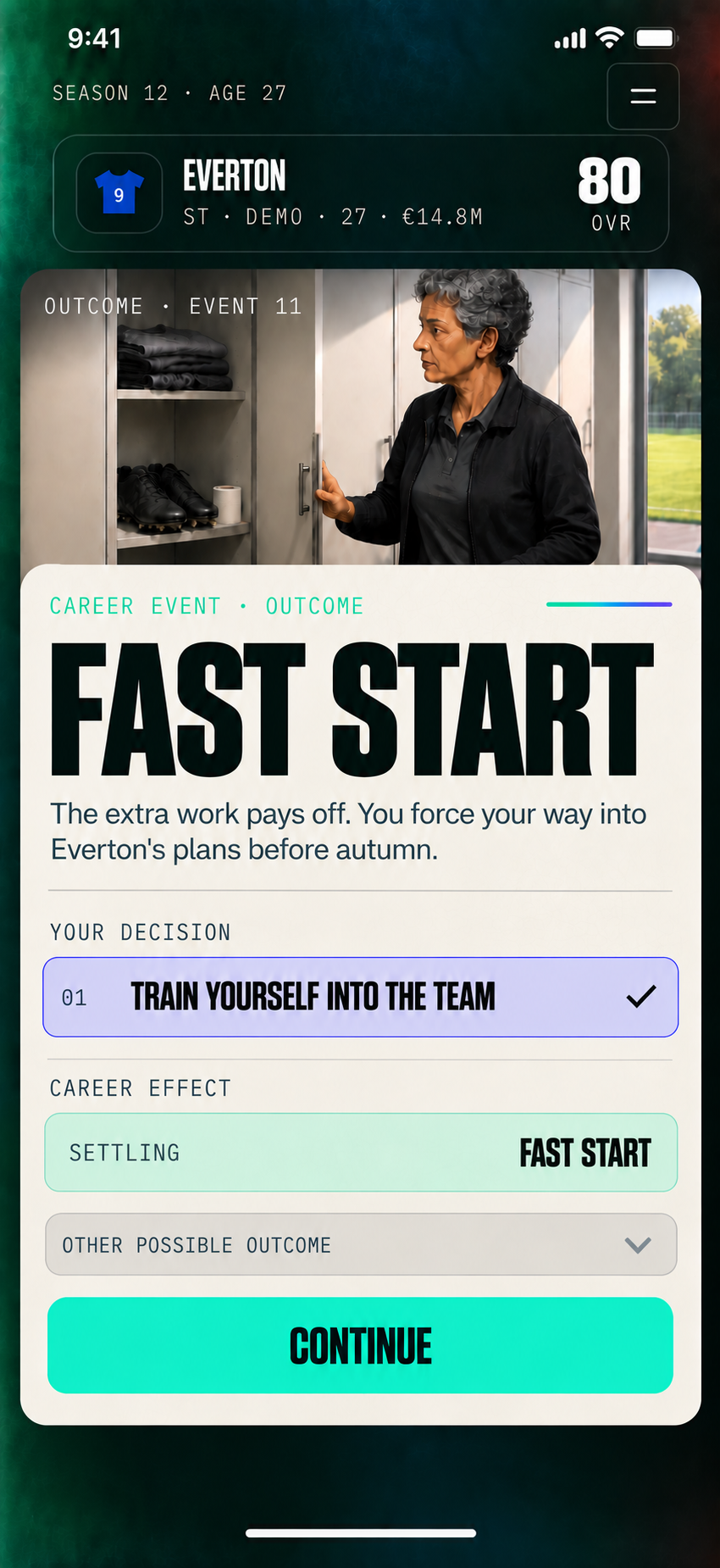 See how a COPADERBY career decision changes the route